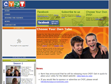 Tablet Screenshot of chooseyourowntube.com